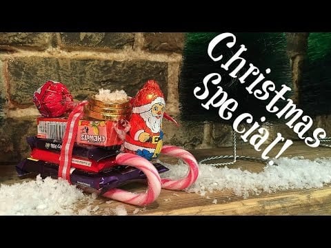 Christmas Crafts   Easy Chocolate Sleigh Treat DIY (as seen on Elynn’s Place)