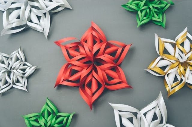 3D Paper Snowflake Tutorial 