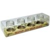 Mason UTS-3-BR-0156 Jar Shot Glass (Set of 4), Transparent