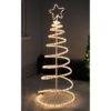 WeRChristmas 5 ft Flashing 3D Spiral Christmas Tree Rope Light Silhouette, Blue - Image 3