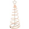 WeRChristmas 5 ft Flashing 3D Spiral Christmas Tree Rope Light Silhouette, Blue
