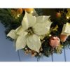 WeRChristmas Pre-Lit Decorated Wreath Christmas Decoration Illuminated with 20 Warm White LED Lights, 60 cm - Copper… - Image 4