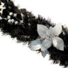 WeRChristmas Decorated Garland Christmas Decoration, 6 feet - Black/Silver - Image 6