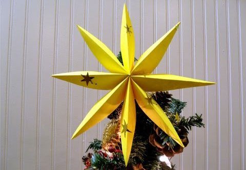 Handmade star decoration