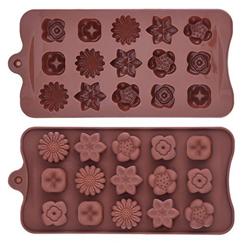 Silicone Chocolate Molds Flowers Shape Cake Candy Mould Jelly Ice