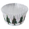 PME BC763 Christmas Tree Foil Lined Baking Cases for Cupcakes, Standard Size with Deeper Fill, Pack of 30