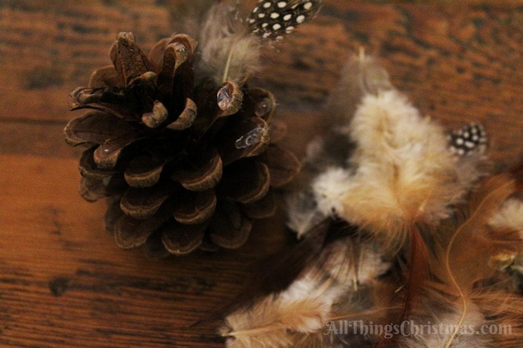 Kids Christmas Craft: Pine Cone Owl