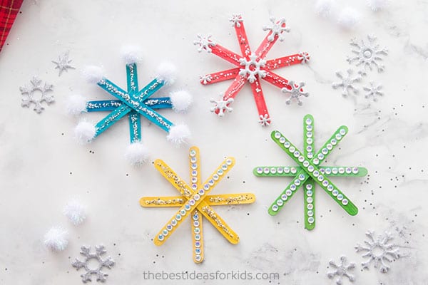 Best Snowflake Christmas Crafts for Kids