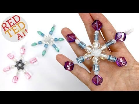 Pipe Cleaner Snowflake DIY – Easy Snowflake Ornaments for Christmas