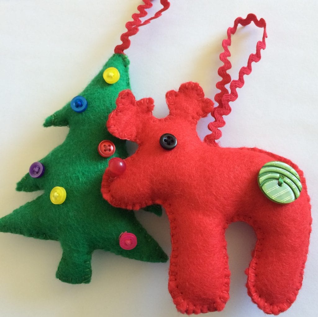 Handmade Felt Christmas Decorations