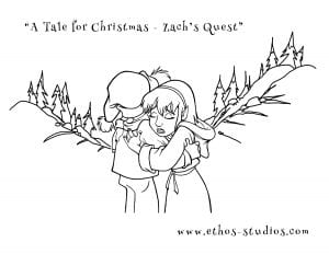 Free Christmas Download: Zach's Quest Colouring Pages