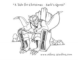 Free Christmas Download: Zach's Quest Colouring Pages