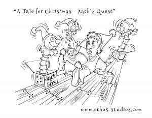 Free Christmas Download: Zach's Quest Colouring Pages