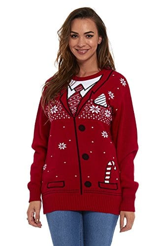 4XL LEKEEZ® Christmas Jumpers Unisex Mens Womens Ladies Xmas Novelty Knitted Sweater 2018 XS 