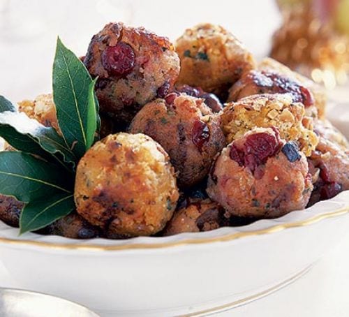 Chestnut, bacon & cranberry stuffing