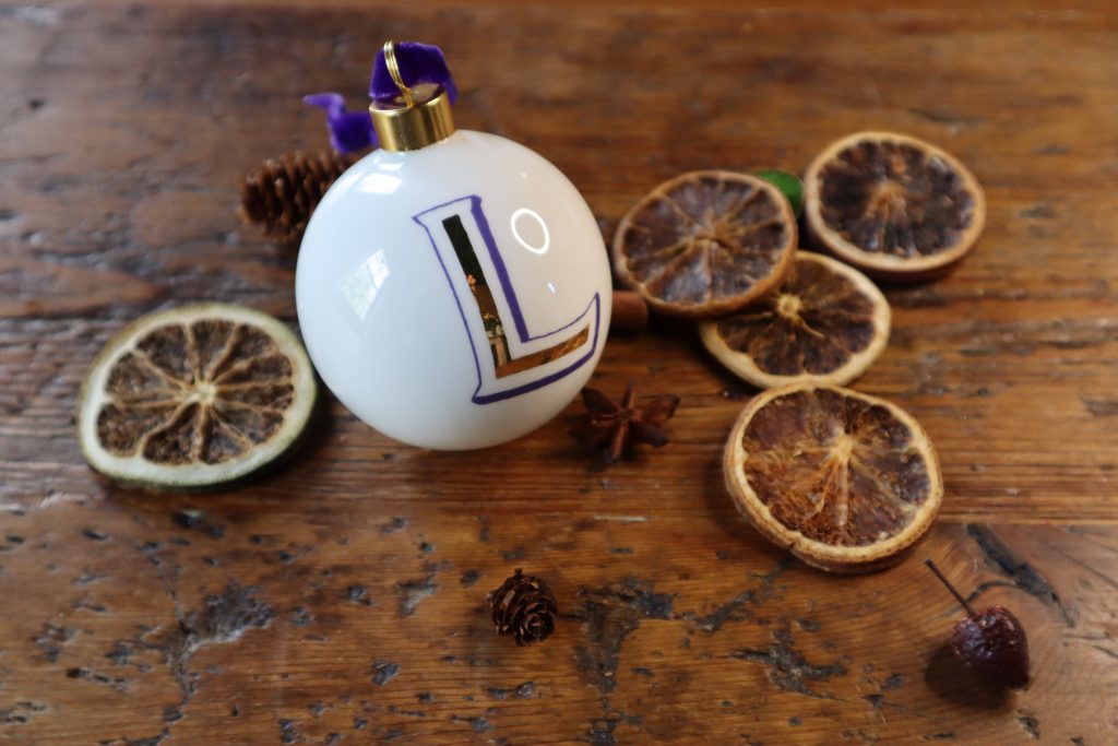 Initial Baubles and Christmas Mugs from McLaggan Smith UK